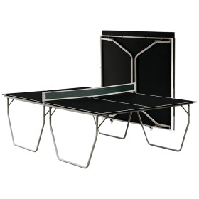 Mesa De Ping Pong Profesional  Plegable, 280X154cm, Red Regulable, Negra