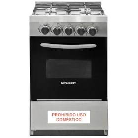 Cocina Gourmet 53Cm 4 Hornallas Bigas Inox