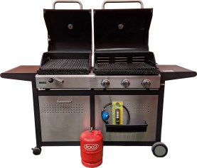 Parrilla Dual Carbon/Gas 21649