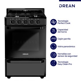 Cocina Cd5602an0 56Cm 4 Hornallas Ng