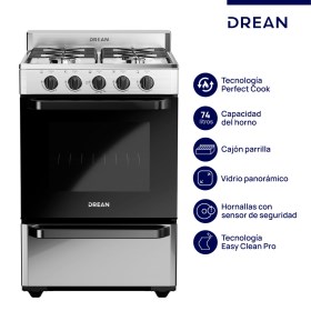 Cocina Cd5602ai0 56Cm 4 Hornallas Ix