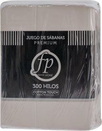 Juego De Sabanas Premium Queen Size Natural 