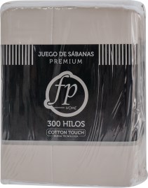 Juego De Sabanas Premium King Size Natural 