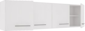 Alacena 160Cm 3007 4P Blanco Con 