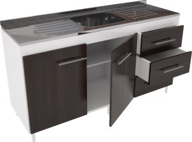 Bajo Mesada 140Cm 3015 Bl/We Con.