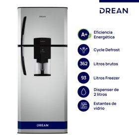 Heladera 359L Hdr370f61s E/A+ Pl