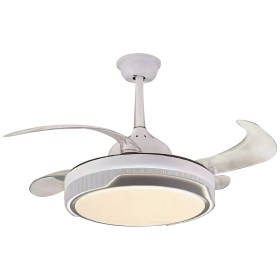 Ventilador De Techo Retráctil Eva42W1  Inverter, Led...