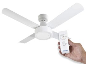 VENTILADOR DE TECHO V5RB 80W 3 VELOCIDADES BL CODINI