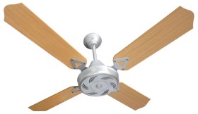 Ventilador De Techo A1022 Plata 90 W