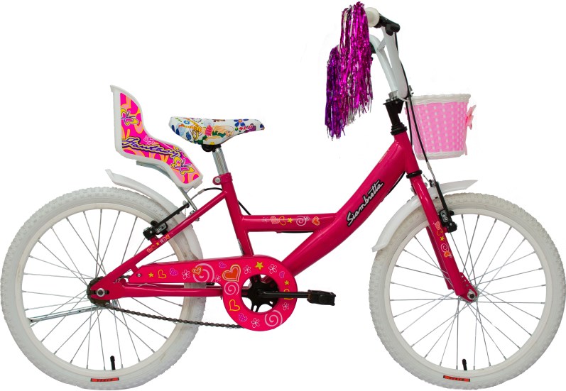 Bicicleta Infantil de Montaña Denbike First de 20 Blanca/Rosa