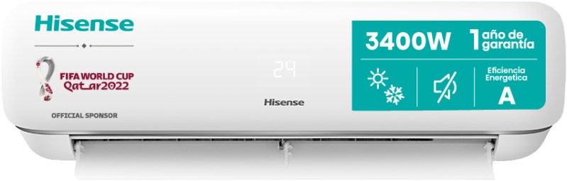 Aire Acondicionado Split Frío Calor 2924 Frigorías - Hisense Aa Split Frio Calor - Megatone