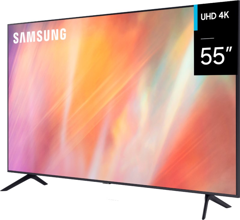 Smart Tv SAMSUNG 55 Pulgadas 4K Ultra HD AU7000 - SAMSUNG TV LED 51 A 59P  SMART - Megatone