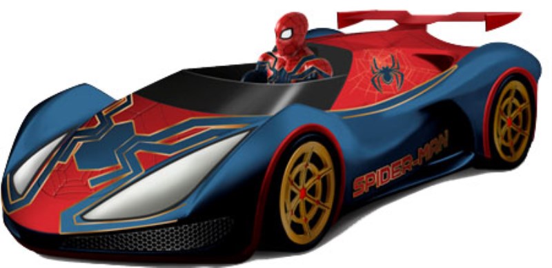 auto spiderman juguete