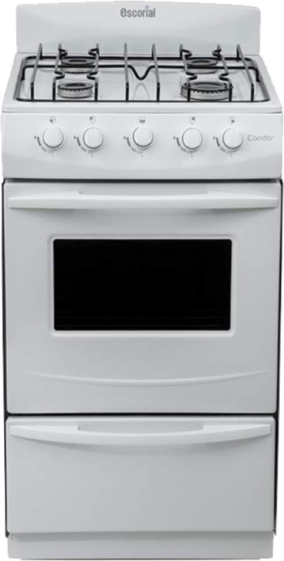 Cocina Gas Envasado CANDOR S2 4 Hornallas 50 Cm ESCORIAL