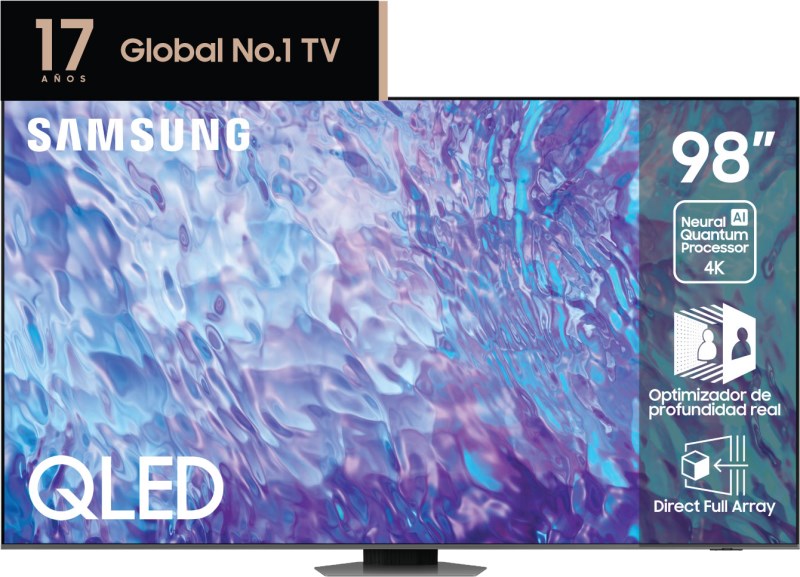 Smart Tv 98 Pulgadas QLED 4K Ultra HD SAMSUNG Q80C + Barra de Sonido -  SAMSUNG TV LED 60P SMART - Megatone