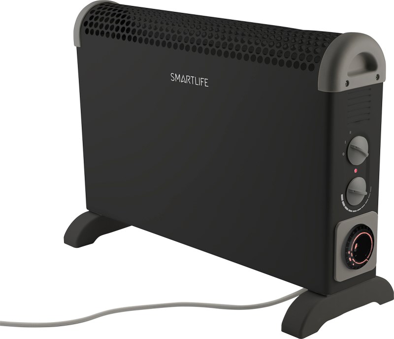 Convector SL-COV2000TBPN - 2000W, Timer, Negro - SMARTLIFE RESTO ...