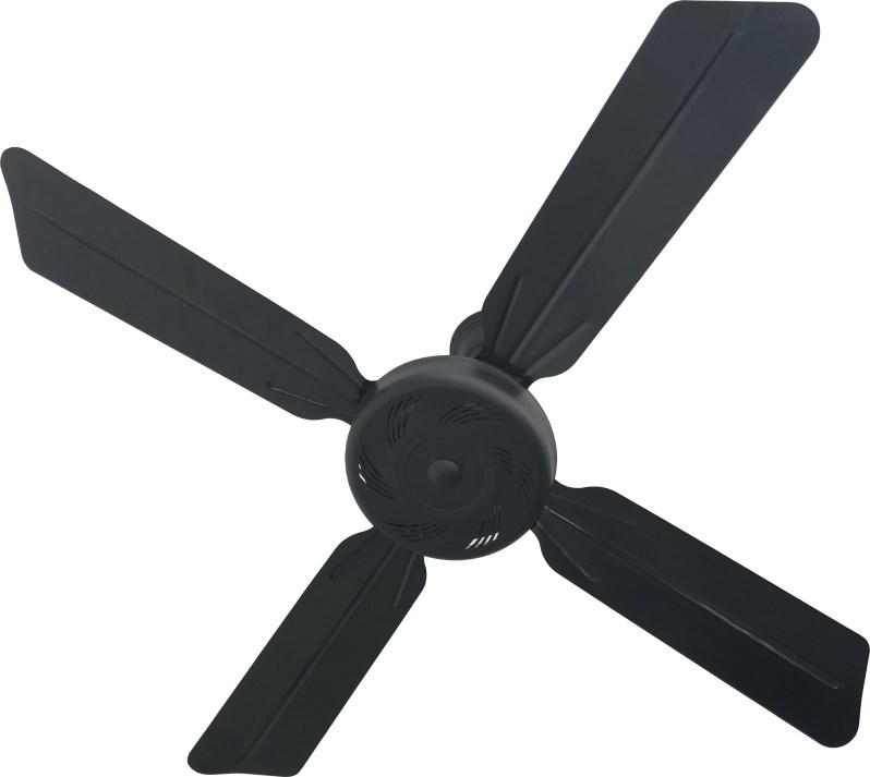 Ventilador de techo negro Draco