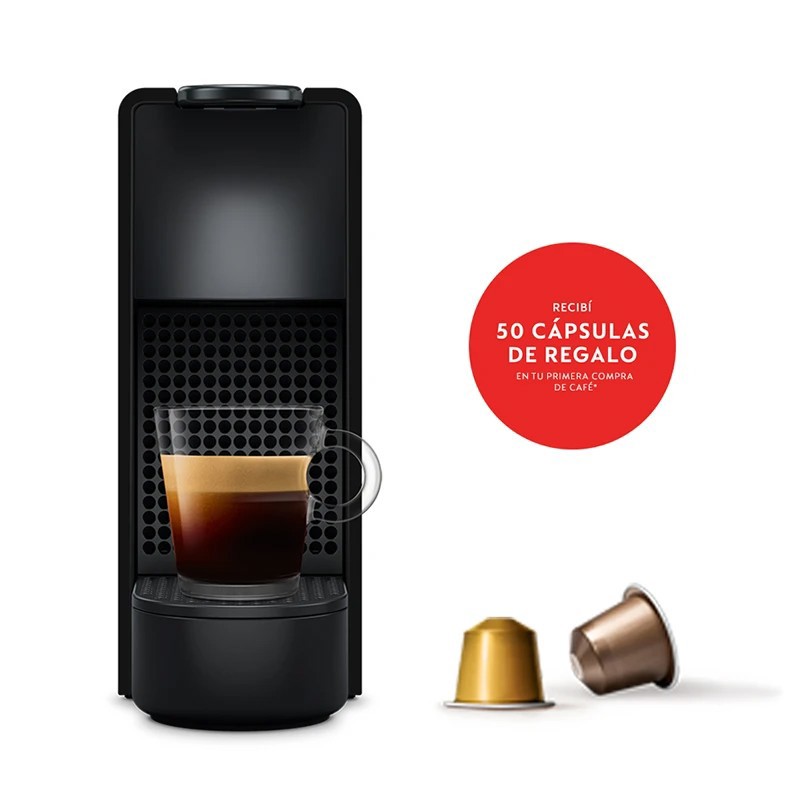 Cafetera Essenza Mini Ng C30-Ar-Bk- Nespresso - Nespresso Cafeteras -  Megatone