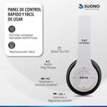 Auricular Inalámbrico Suono Bluetooth Negro