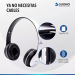 Auricular Inalámbrico Suono Bluetooth Negro