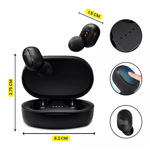 Auriculares In-ear Inalámbricos Bluetooth A6s Negro