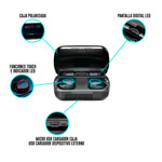 Auriculares Bluetooth M10 Pro Carga Celular Color Negro