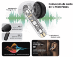 Auriculares In-ear Gamer Inalámbricos Carrello T11