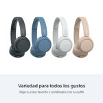 Auriculares Sony Bluetooth Inalámbricos WH-CH520 blanco