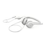 AURICULAR CMIC LOGITECH CLEAR CHAT COMFORT USB H390 WHITE(PN 981-001285)