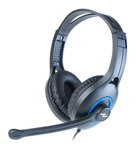 Auriculares Gamer Con Micrófono Y Volumen Pc Ps4 Smartphones Azul
