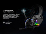 Auriculares Gamer Onikuma K20 Luz rgb LED