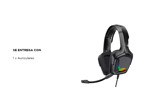 Auriculares Gamer Onikuma K20 Luz rgb LED