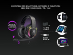 Auricular Gamer Gadnic A3000 RGB Compatible Pc Play Consolas