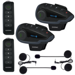 Intercomunicador Moto Gadnic G-800 Kit x2 Bluetooth