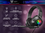 Auriculares Gamer Onikuma K19 con Luz RBG LED