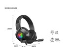 Auriculares Gamer Onikuma K19 con Luz RBG LED