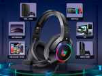 Auriculares Gamer Onikuma K9 con Luz Rgb LED y Micrófono