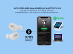 Kit x 2 Auriculares Bluetooth QCY T1C Manos Libres Inalámbrico IPX5 Blanco