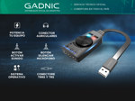 Placa Sonido USB GADNIC AD22V Usb Auxiliar Auricular Micrófono