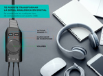 Placa Sonido USB GADNIC AD22V Usb Auxiliar Auricular Micrófono