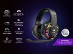 Kit Gamer Teclado Mouse RGB USB + Auriculares Gamer LED Con Micrófono