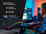 Kit Gamer Teclado Mouse RGB USB + Auriculares Gamer LED Con Micrófono