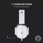 AURICULAR C/MIC VINCHA RAZER BLACKSHARK V2 X 7.1 BLANCO
