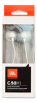 Auriculares Jbl C50hi In-ear Headphones Con Micrófono Blanco
