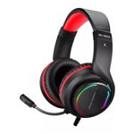 AURICULAR C/MIC VINCHA XTRIKE-ME GH-903 RGB GAMER NEGRO Y ROJO