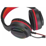 AURICULAR C/MIC VINCHA XTRIKE-ME GH-903 RGB GAMER NEGRO Y ROJO