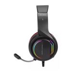 AURICULAR C/MIC VINCHA XTRIKE-ME GH-903 RGB GAMER NEGRO Y ROJO