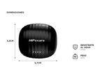 Auriculares Bluetooth In Ear HiFuture SonicBliss Inalámbricos Blanco