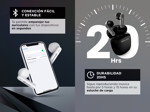 Auriculares Bluetooth Hifuture ColorBuds 2 Inalambricos Negro