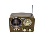 Radio marron AM/FM vintage con MP3/BT,AUX NISUTA - NSRV14
